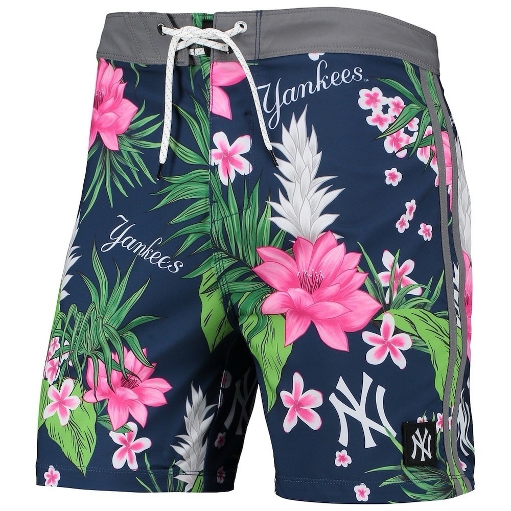 Hurley x '47 New York Yankees Size 28 Phantom Tailgate Swim Shorts Trunks $70